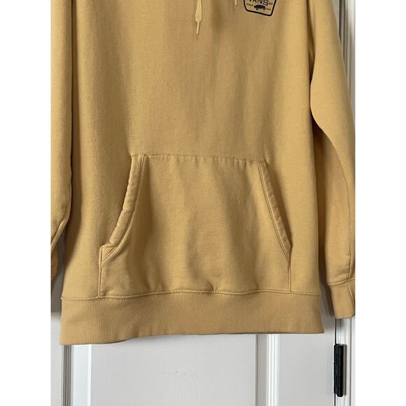 Vans Sweatshirt Hoodie Yellow Unisex Size Medium - Picture 3 of 8